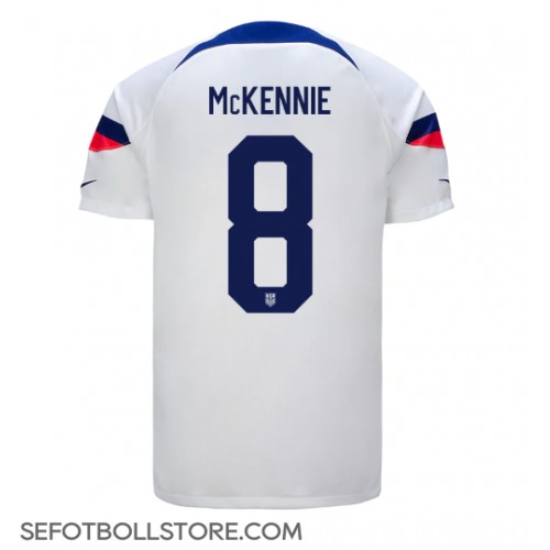 Förenta staterna Weston McKennie #8 Replika Hemmatröja VM 2022 Kortärmad